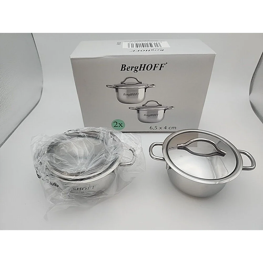 BergHoff Stainless Steel Mini Pots 2.5